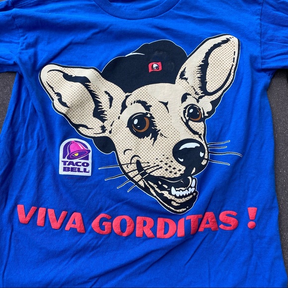 Vtg Taco Bell Viva Gorditas Chihauha Promo Shirt - Picture 2 of 5